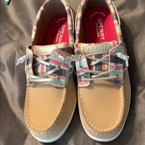 Sparkly Rainbow Sperry New